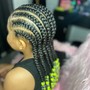 Kid's Style/ natural hair/braids and beads  price goes up with added hair and depending on the style