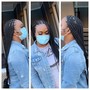 Large Knotless Braids