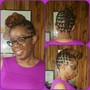 Half Head / Mohawk Crochet Braids