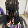 Long Knotless with beads