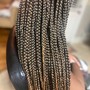 Medium Goddess Knotless Braids