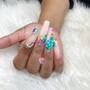 2 Finger  Nail Art