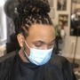 Soft Loc Extensions shaved sides