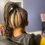 Kids braids w/ext