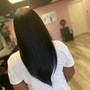 Silk Press Relaxed Hair