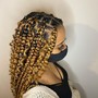 French curl braids