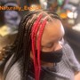 Kids natural hair ponytail braids