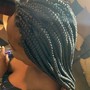 Wig Cornrows/ straight back cornrows for natural