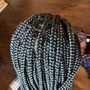 Man/boys Individual Braids Triangle Part Medium size-comes with shampoo