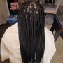 Medium individuals/box Braids