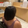 Relaxer/semi color/trim or haircut