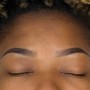 Microshaded ombré brows