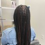 Color braiding hair