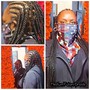 Fulani (tribal) braids/crochet braids in the back (Med)