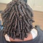 Starter locs with style