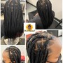 Knotless Braid Touch Up 2 front rows