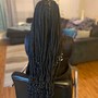 11-15 Straight back Braids. Butt length Hair provided