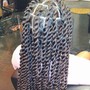 Box braids/ Poetic justice braids