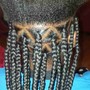 Small Box Braids waist  length