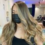 Blonding balayage