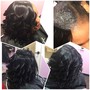 Relax Hair Deep Conditioning Treatment Hair Masque & Silk Press $75