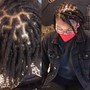 Box Braids or Twists with hair