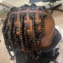 Small medium Knotless / bohemian box braid