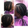 Lemonade Braids medium size  braided on one or  falling on one side. USE VAGARO ONLY. https://www.vagaro.com/eminenthairsalon1