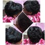 Relax Hair Deep Conditioning Treatment Hair Masque & Silk Press $75