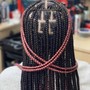 Small Knotless Box Braid[Mid-Back Lenght]