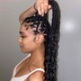 Medium Knotless Boxbraids[Mid-Back]