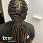 Small knotless box braids