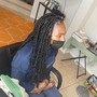 Male box braids full head