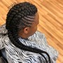 Kings Crown CornRows Man Bun