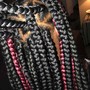 Small Knotless Braids