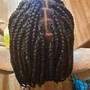 Natural hair braids for wigs