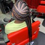 Wig braid down