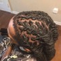 Butterfly locs mid back