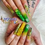 Hand painted Nail Art