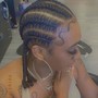 Tribal braid touch up