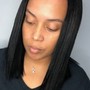 Relaxer/Sew in pieces between natural hair