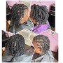 Dreadlock re-twist with two strand  twist style. USE VAGARO ONLY. https://www.vagaro.com/eminenthairsalon1