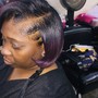 Quick Weave short cut and style