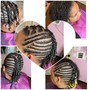 Women Basic Cornrows With No Hair Added just braided all back not up. This service is for those that want basic braids to wear a wig . USE VAGARO ONLY. https://www.vagaro.com/eminenthairsalon1