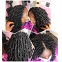 2 Layers  Medium Size Feed In Braids.