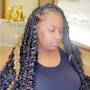 Human Hair Faux Loc Extensions