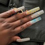 Colored French Tip nails