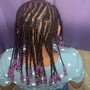 Kid medium Box Braids