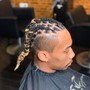 Loc Extensions High Top  fade style