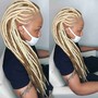 Senegalese Twist medium size mid-back